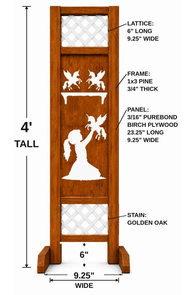 Girl & Pegasus hobby horse jump — custom colors, ships to Seattle, Washington