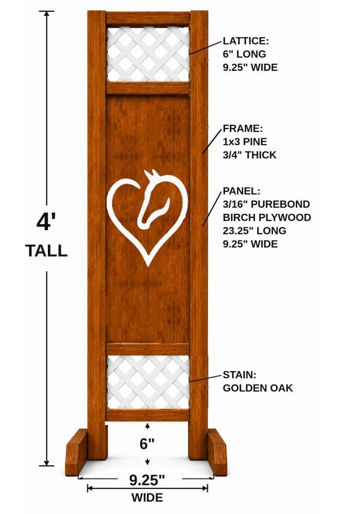 Horse Heart hobby horse jump — custom colors, ships to Seattle, Washington